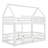 Twin Over Twin House Bunk Bed With Fence And Door-80935895