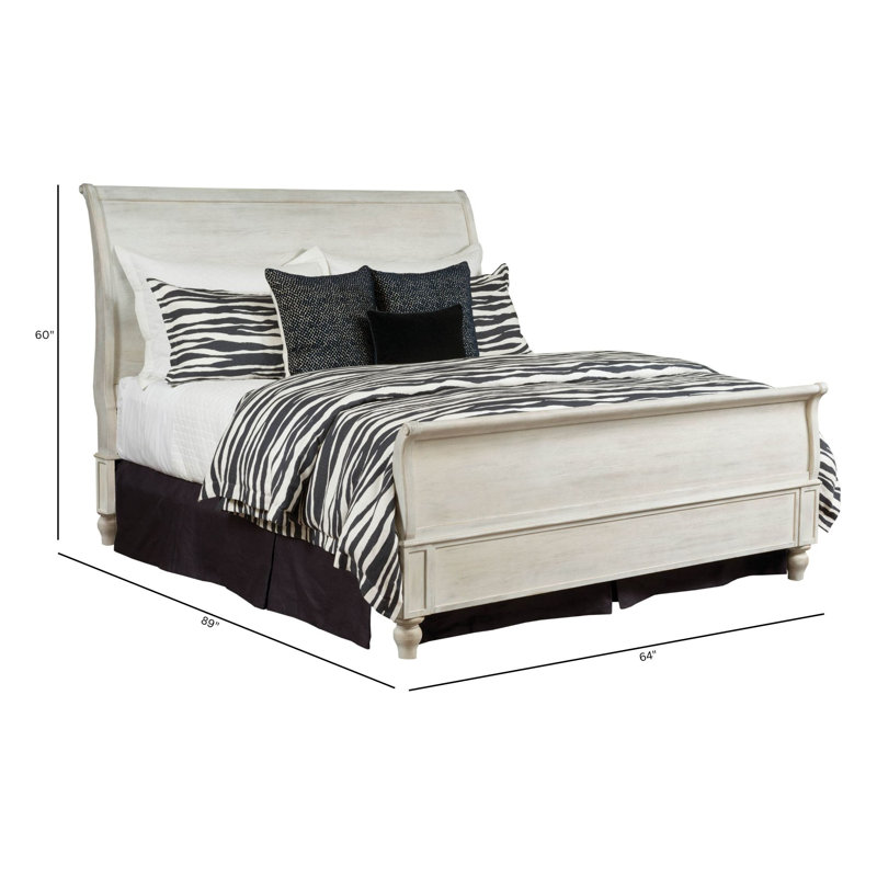 Oakman Sleigh Bed, Queen