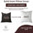 Fabdivine Handmade Solid Cushion Cover – Modern Home Décor, Dark Brown-109666301