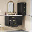 Armoire murale flottante, armoire latérale avec tiroirs-1444596789