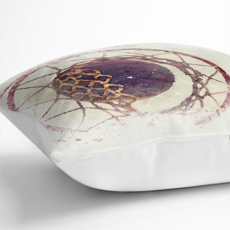 Square Cushion, 40cm H x 40cm W x 15cm D, White