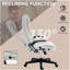 Fauteuil de bureau de massage vibrant à 6 points HOMcom-1162403249