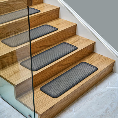 Indoor/Outdoor Non-Slip Rubber Stair Treads