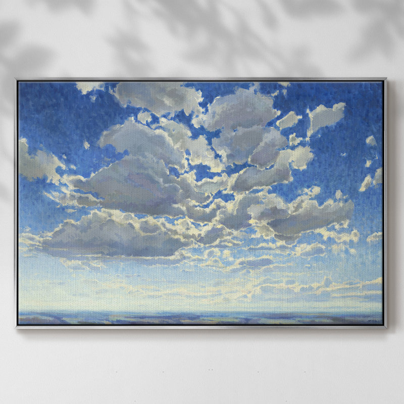 " Cloudscape ", H 37 po x l 25 po x P 2 po, Argent