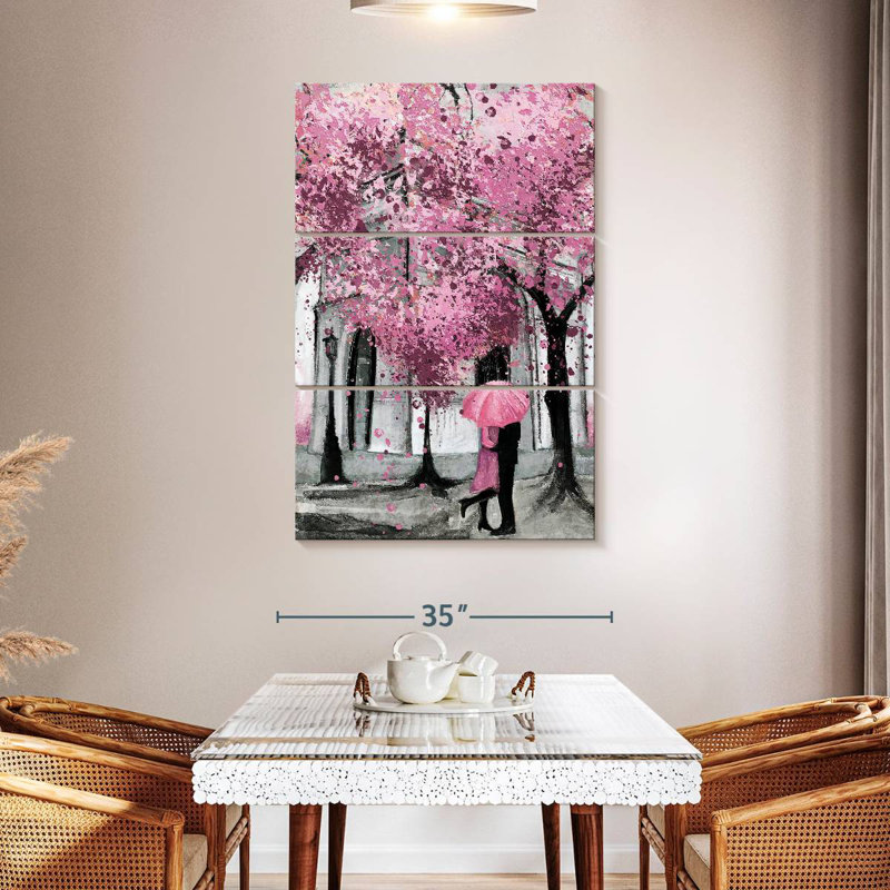 Hardie Pink Spring Paris Pop, 50" H x 32" W