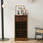Buffet de bar à vin brun modulaire de couleur noyer 24 boards Buffets-50977128
