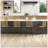 Rattan Bar Stools Set Of 4, 26" Counter Height Barstools, Boho Kitchen Island Stools With Breathable Wicker Seat And Back, Yellow-865144510