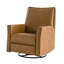 Fauteuil inclinable manuel berçant en cuir Jerseyville-1351637236
