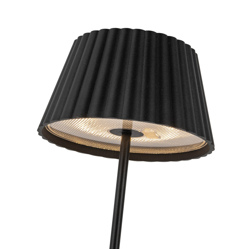 Dario LED Standard Table Lamp, Black