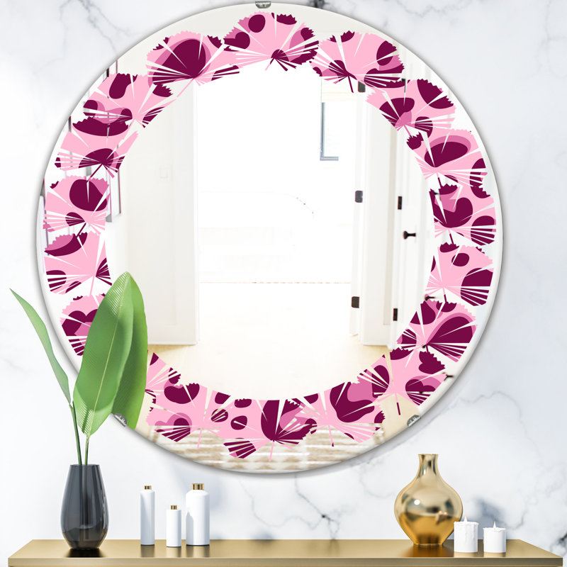 Miroir mural Leaves, H 31,5 po x l po