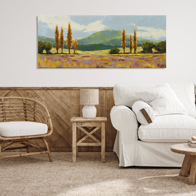 Countryside with Dabbled Pastels Canvas, design by Trevor Copenhaver