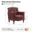 Annja 32" W Tufted Leather Armchair-79522923