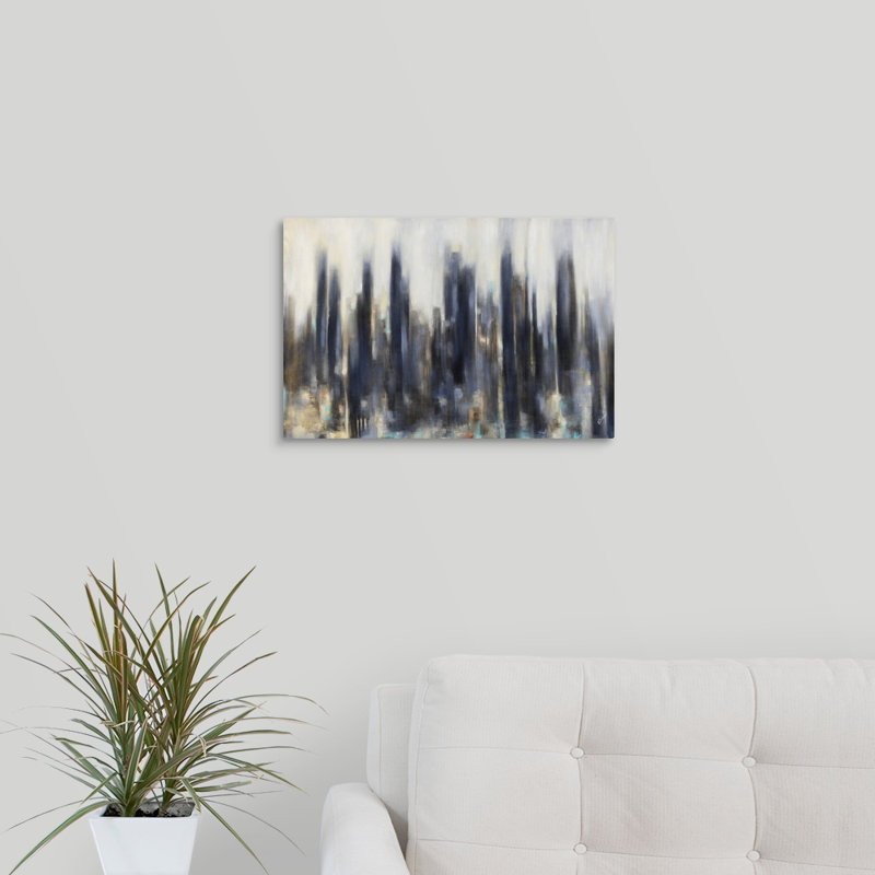 « ascendant hauters », peinture sur toile, Toile tendue, H 12 po x l 18 po x p 1,25 po