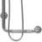 Ergo SlideBar Ergonomic Soft Grip 32mm Diameter ADA Compliant 500 lb Weight Capacity Slide Bar and Handshower Left-27355629