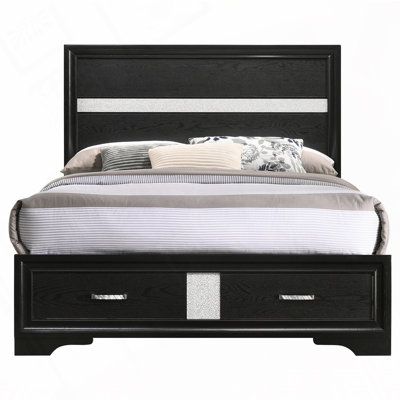 Storage Panel Bed with 2 Drawer