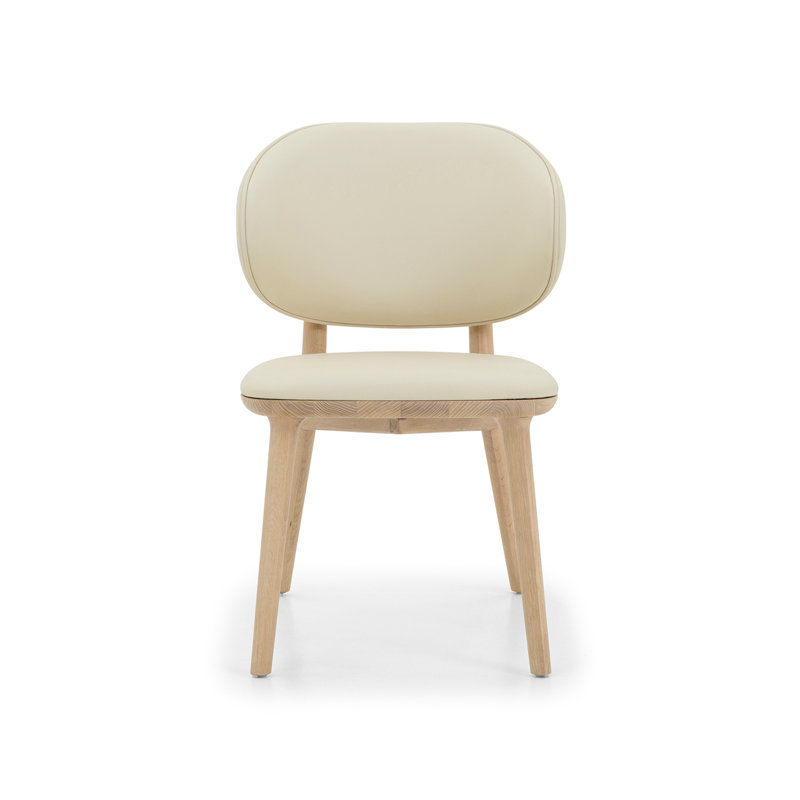 Soren Upholstered Dining Chair, Beige, Saddle