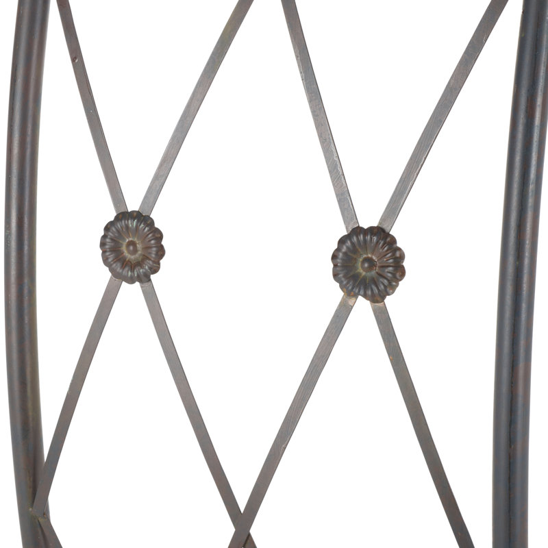 17'' W x 80'' D Iron Arbor, Antique Black