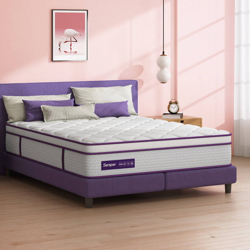 Matelas hybride moyen, 8", Lit double