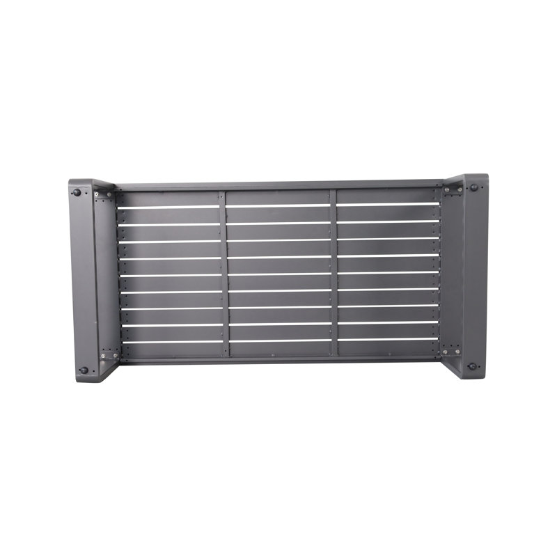 Ensemble de conversation d'extérieur en aluminium 2 pièces avec table basse et coussins Sistrom