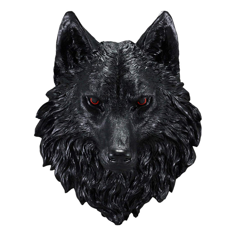 Décoration murale lucian loup head world