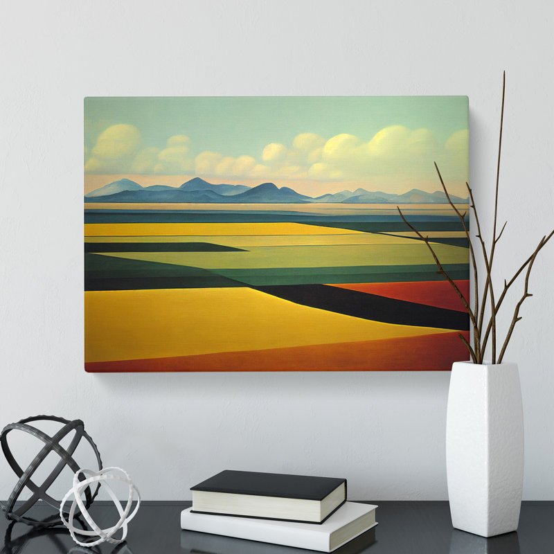 Fantastic Spring Meadow Landscape - Wrapped Canvas, 35cm H x 50cm W x 3cm D