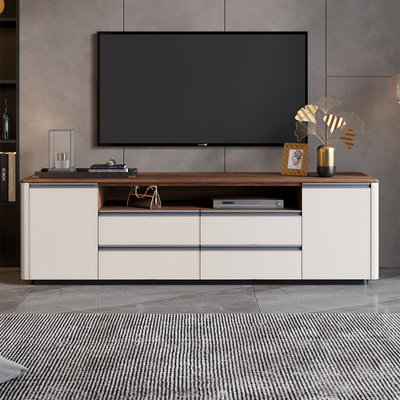 Meuble télé de style minimaliste au sol