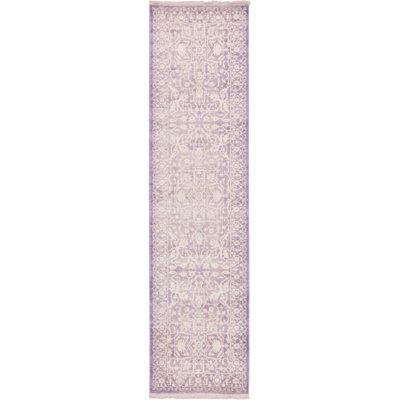Tapis oriental mauve / ivoire Danit