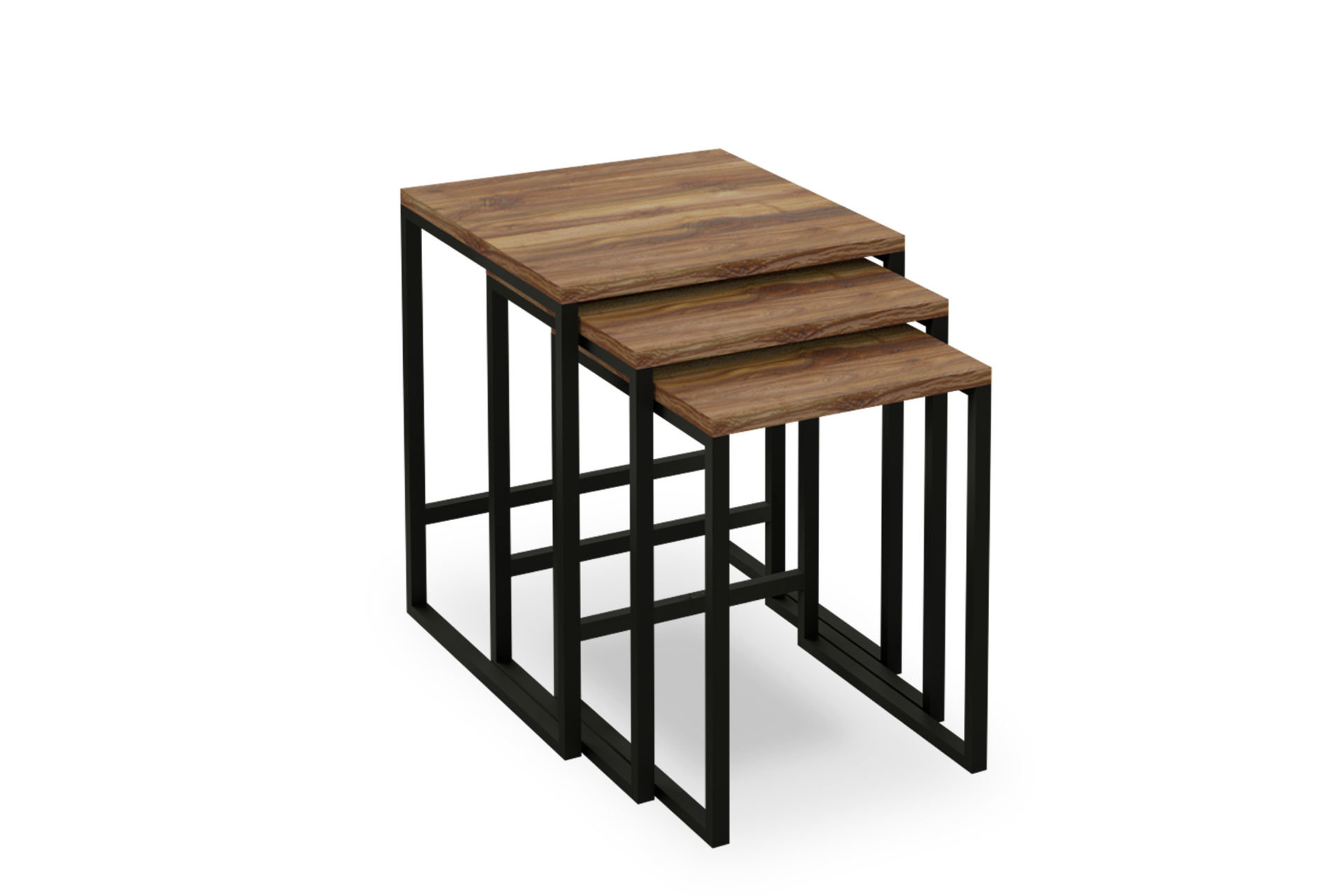 East Urban Home Arius Sled Nesting Tables Wayfair