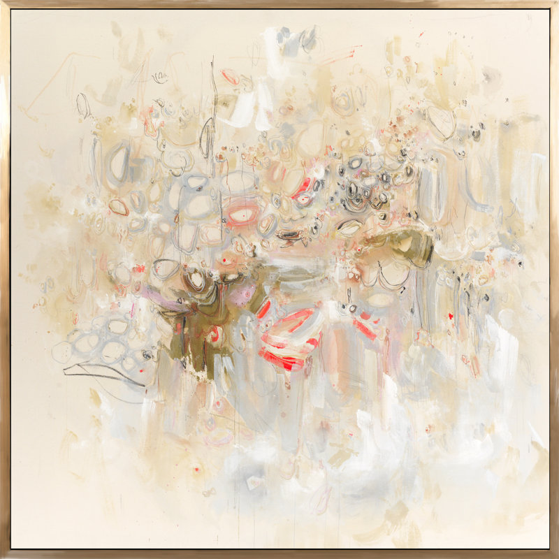 Calm Painting, Gold Framed