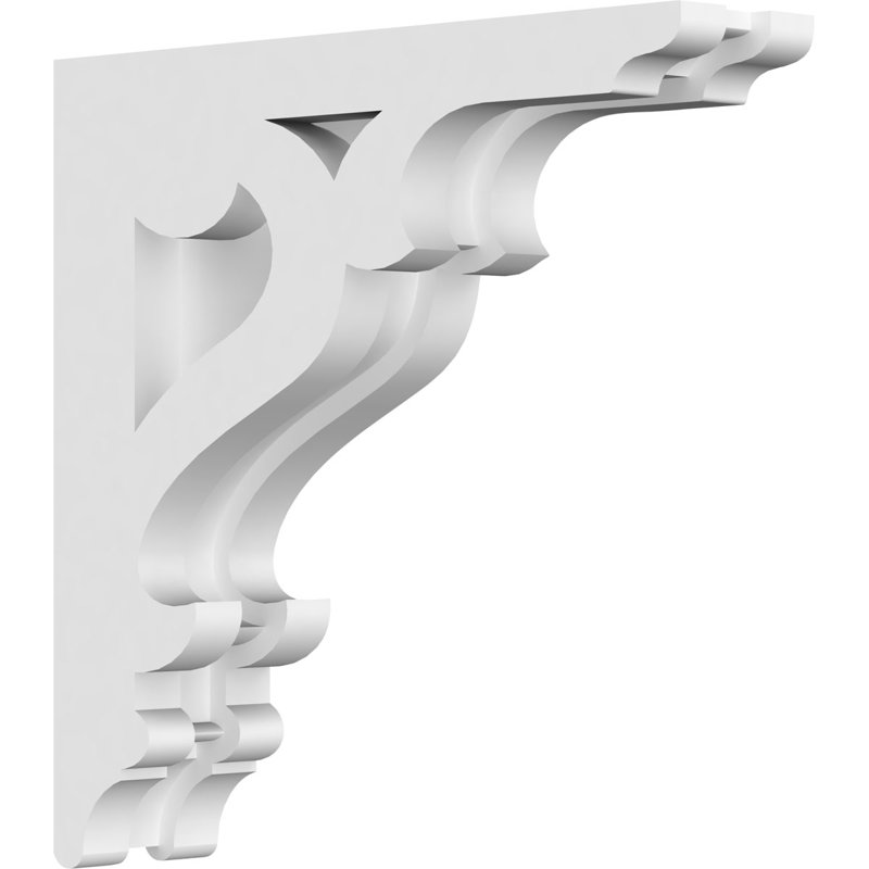 Corbeau en PVC de qualité architecturale Brontes, H 8 po x l 8 po x P 1,875 po