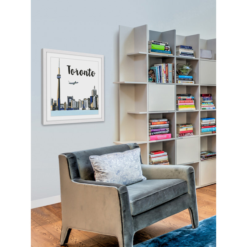 « toronto lakeview » par molly rosner, reproduction d’art encadrée, H 12 po x l 12 po