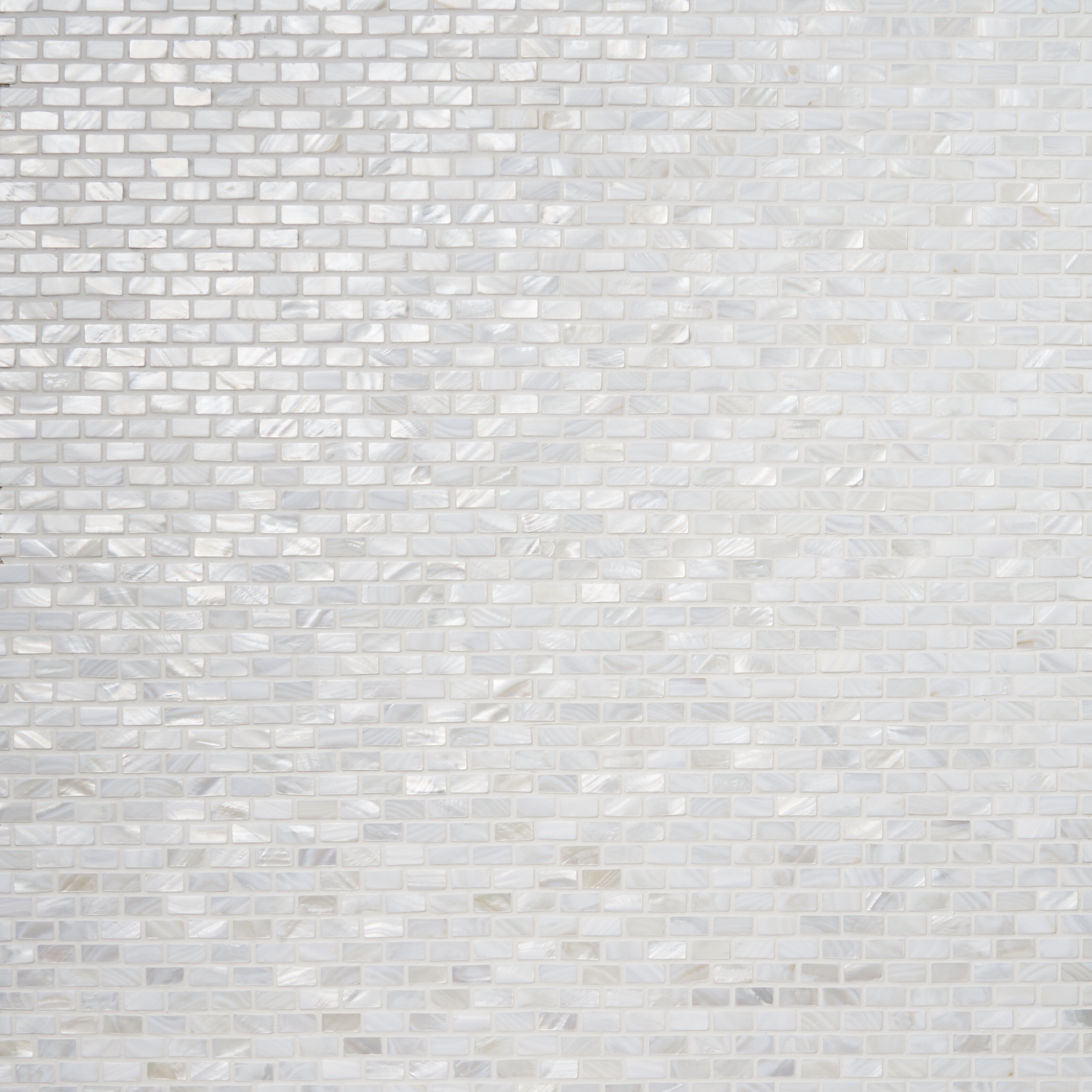 Sample - Donegal Glass Pearl Shell Mosaic Tile in Gray