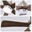 Ventilateur de plafond industriel moderne réversible à moteur à courant continu de 52 pouces à 52 vitesses avec lumières, nickel satiné-130156496-130156497