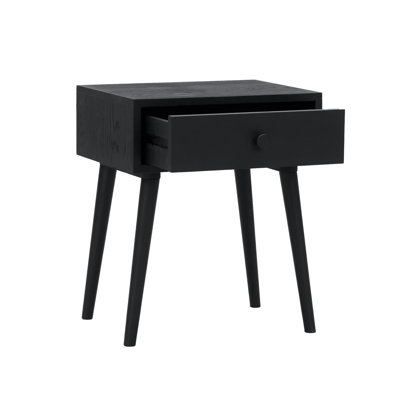 Solid Wood Nightstand Lux Nightstand with Drawers, 150 lbs Capacity, Table with Storage Drawers