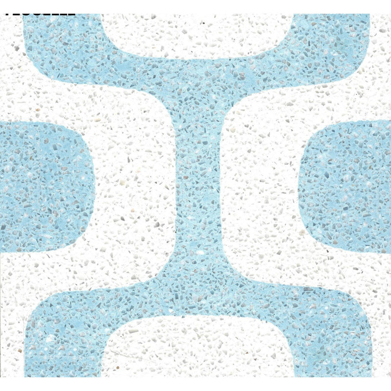 Carreau de mur et de sol à motif ciment / béton 8 po x 8 po Ipanema, Souto