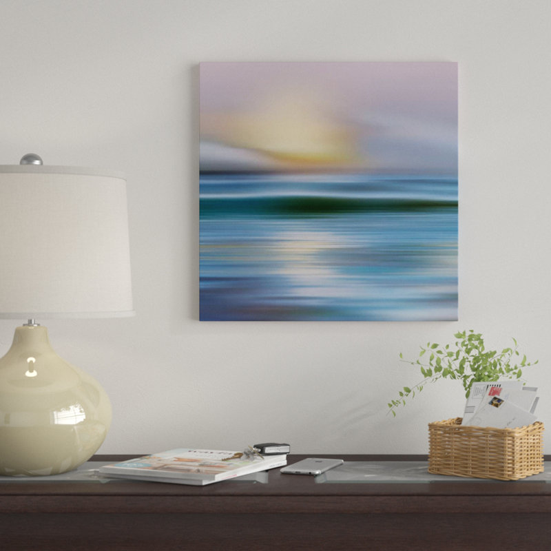 «Early Morning, Zuma Beach», impression sur toile, H 48 po x l 48 po x P 1,5 po, Toile tendue, Pas de tapis
