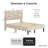 Size Bed Frame With Storage Headboard, Metal Platform Bed No Noise, Mattress Foundation Strong Metal Slats Support No Box Spring Needed-1175975189