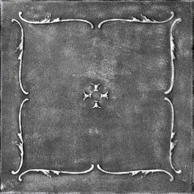 Carreau de plafond en polystyrène collé 1,6 pi x 1,6 pi Spring Buds