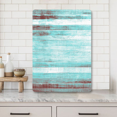 Tempered Glass Cutting Board, 7.9 x 11.8 inches | 100% Antibacterial, Easy-Clean Surface, Non-Slip Silicone Feet | Perfect for Food Prep & Serving, Durable & Stylish Kitchen Essential, Not Dishwasher Safe