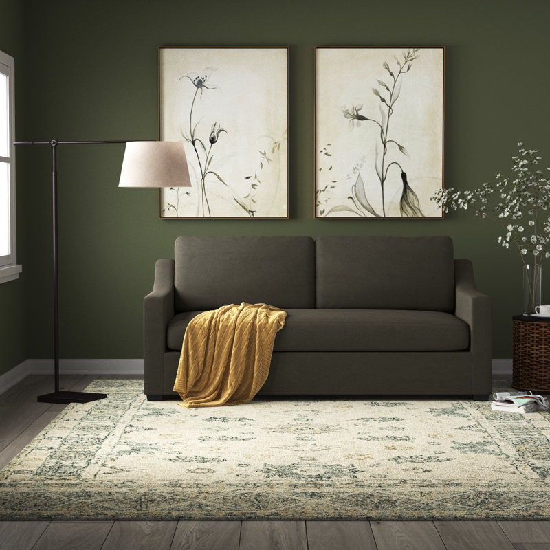 Cranbrook Upholstered 88'' Sofa, Bella Ash Performance Velvet
