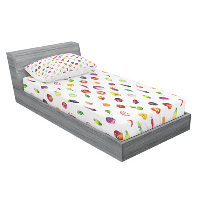 Vegetables Microfiber Sheet Set
