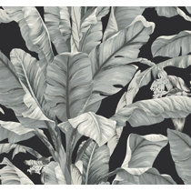 Tropical Banana Leaves Wallpaper Safe  Certified Morphico