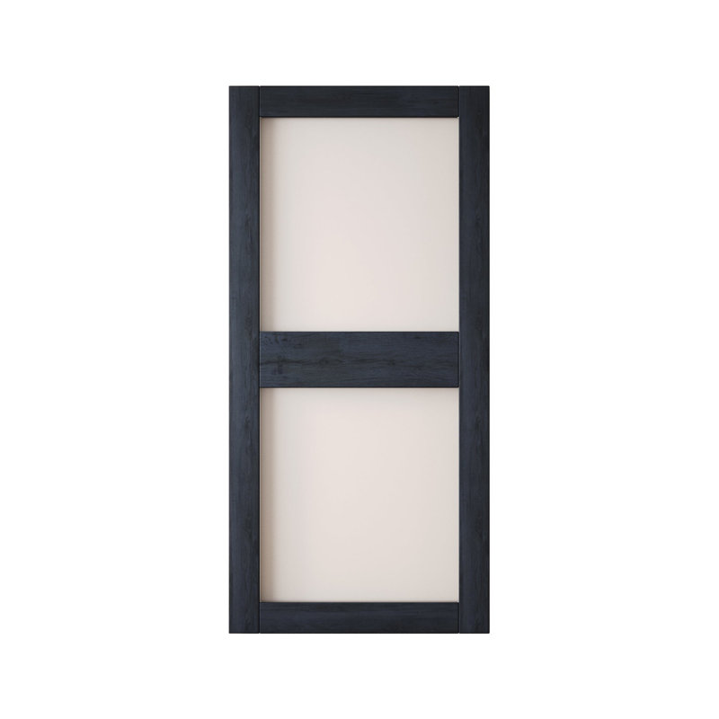 Porte de grange coulissante en bois massif non assemblé 40, 40 po x 80 po