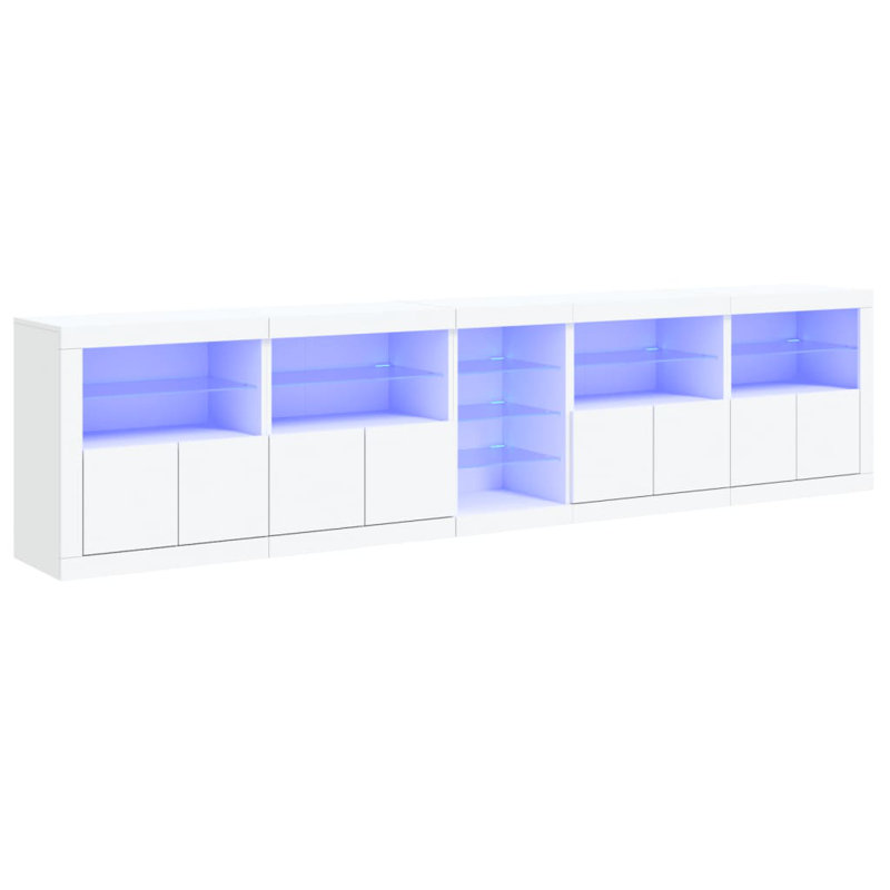 Mashari 283cm Sideboard, White
