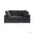 Kenda Tenia 80'' Linen Slipcovered Modular Sofa-2117120763