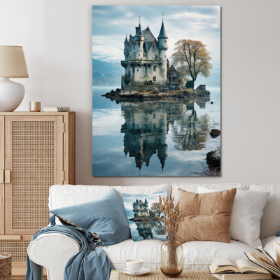 Yasleen Castles Dreamy Reflections II - reproduction sur toile