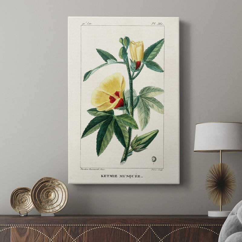 Turpin Tropical Botanicals VI - Galerie Cavas sur mesure, H 18 po x l 12 po