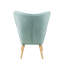 Fauteuil d'appoint avec repose-pieds, fauteuil de salon et ensemble de repose-pieds, fauteuil d'appoint confortable pour la chambre à coucher, surface en tissu Creative-921341989