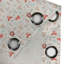 Rideau à œillets 2 panneaux Dakota Fields Tribal, 50 po, blanc saumon ambré-344947427