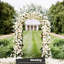 Garden Arch Trellis for Climbing Plants Archway Frame Stand Gate Wedding Decoration